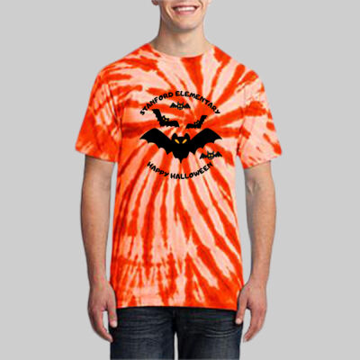 Adult Tie-Dye T-Shirt - Fall - Bats Thumbnail