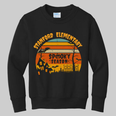Youth Crewneck - Fall - Haunted House  Thumbnail