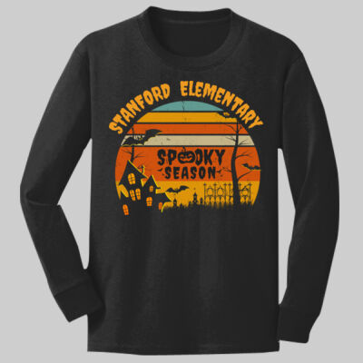  Youth Long Sleeve Shirt - Fall - Haunted House  Thumbnail
