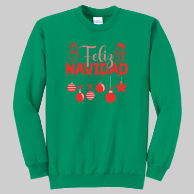 Adult Crewneck - Feliz Festive - Red Thumbnail