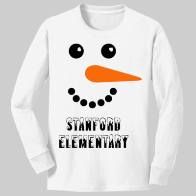 Youth Long Sleeve Shirt - Winter Holidays - Snowman Thumbnail