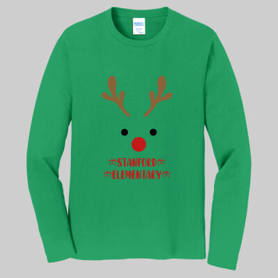 Adult Long Sleeve Shirt -  Winter Holidays - Reindeer Thumbnail
