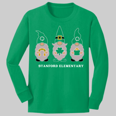 Youth Long Sleeve Shirt - Spring - Leprechaun's Thumbnail