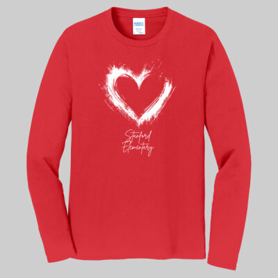 Adult Long Sleeve Shirt -  Spring - Valentine's Heart Thumbnail
