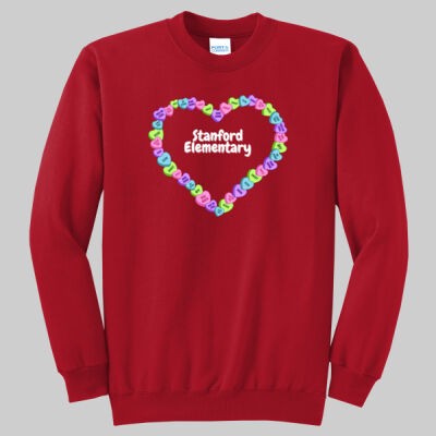 Adult Crewneck -  Spring - Candy Hearts Thumbnail