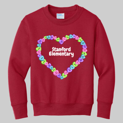 Youth Crewneck -  Spring - Candy Hearts Thumbnail