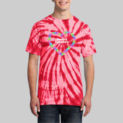 Adult Tie-Dye T-Shirt -  Spring - Candy Hearts Thumbnail