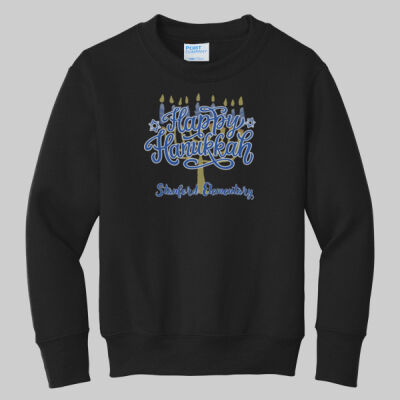 Youth Crewneck - Winter Holidays - Happy Hanukkah Thumbnail