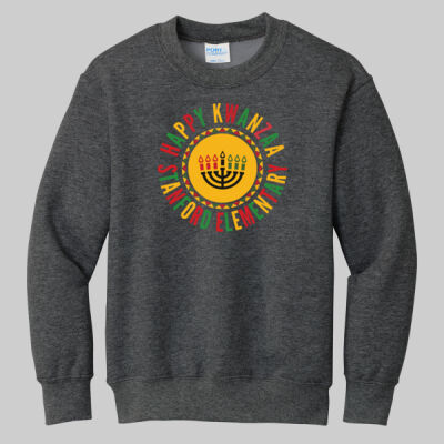 Youth Crewneck - Winter Holidays - Happy Kwanzaa Thumbnail