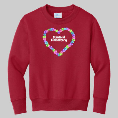 Youth Crewneck - Spring - Candy Hearts Thumbnail